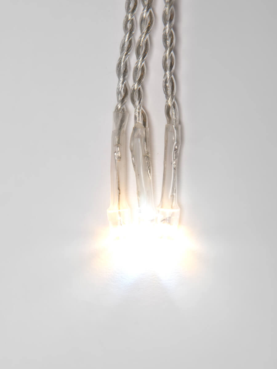 фото уличная светодиодная гирлянда uniel бахрома 220v теплый белый-белый uld-b3010-200/ttk warmwhite-white ip44 ul-00003949 | 220svet.ru