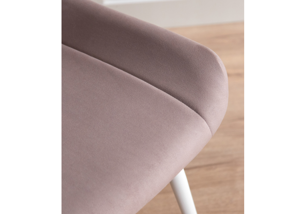 фото стул на металлокаркасе поворотный woodville седа 360 латте (zd 290) / белый np 632410 | 220svet.ru