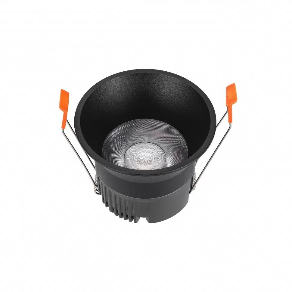 фото встраиваемый светодиодный светильник iledex mars 212-12w-d95-3000k-24dg-bk | 220svet.ru