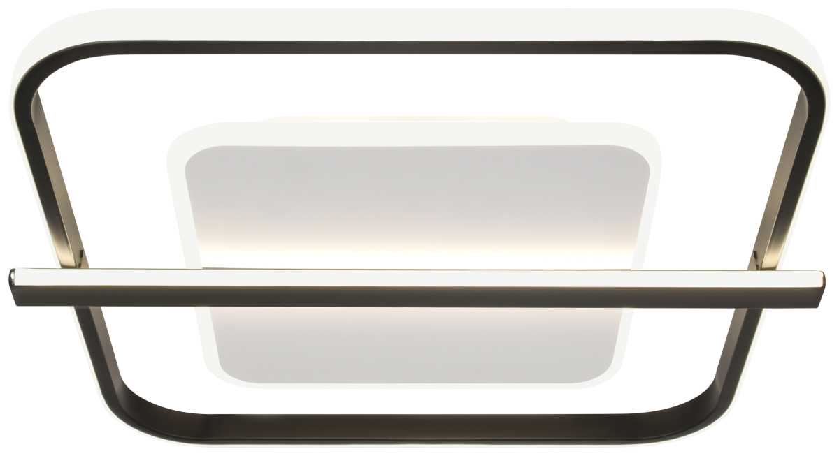 фото светильник потолочный светодиодный эра модерн franco cll-1-107w 3k-6k rc bk с ду черный б0069746 | 220svet.ru