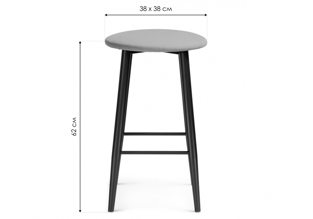 фото барный стул woodville гангток олива / черный матовый 583222 | 220svet.ru