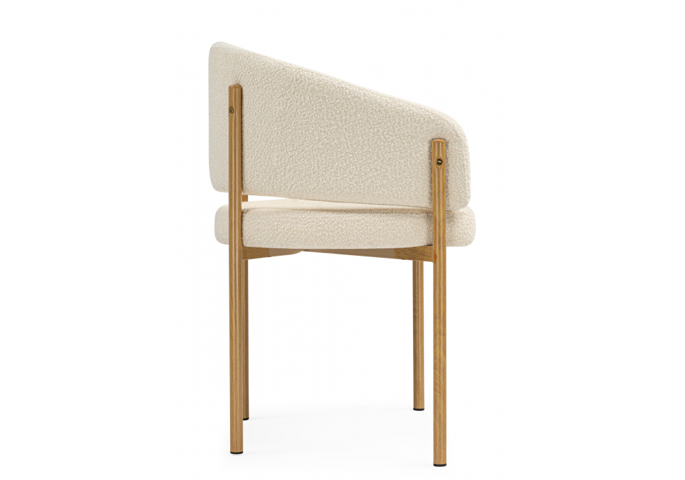 фото стул на металлокаркасе woodville janin white / wooden metal 15931 | 220svet.ru