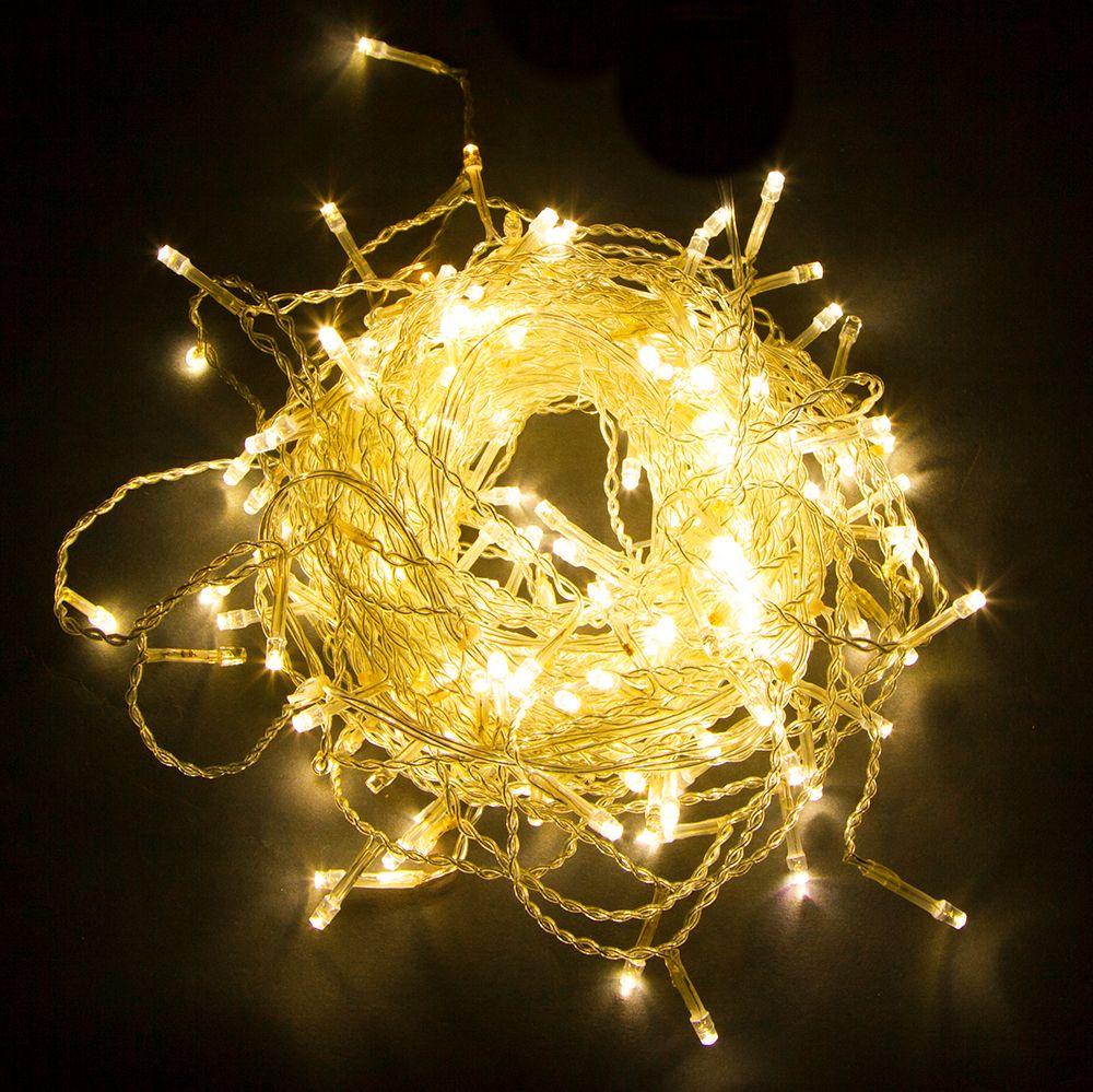 фото уличная светодиодная гирлянда feron занавес 230v желтый без мерцания cl18 41622 | 220svet.ru