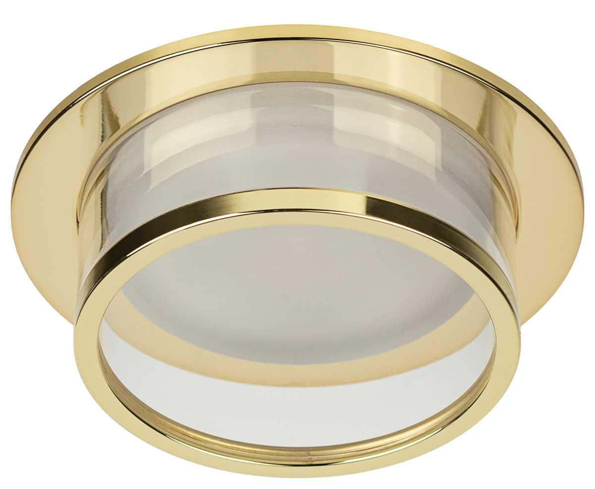 фото светильник встраиваемый декоративный эра dk99 gd под лампу mr16 gu5.3 золото б0058395 | 220svet.ru