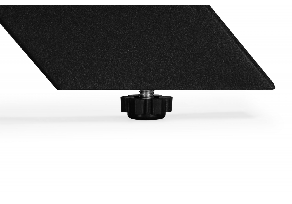 фото керамический стол раскладной 100(130)x70 woodville гардинг серый (yb9020022bg) / черный 631621 | 220svet.ru