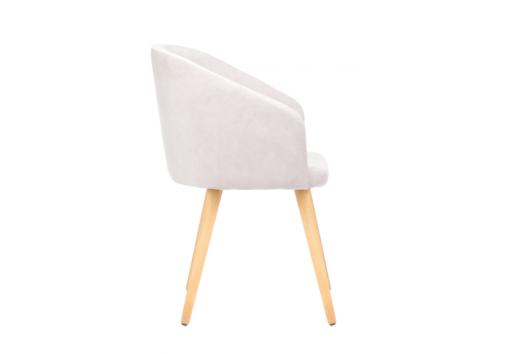 фото стул деревянный поворотный woodville монер 360 светло-серый (glory 36) / светлое дерево 632641 | 220svet.ru