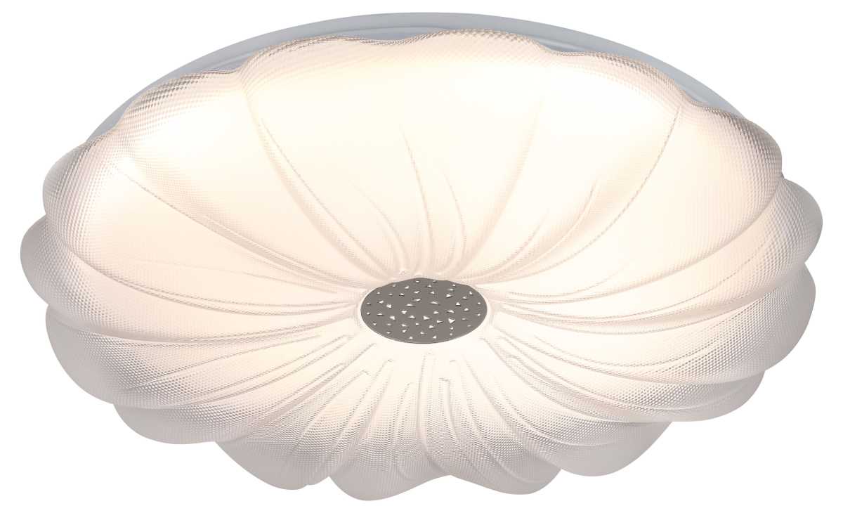 фото светильник потолочный светодиодный эра классик без ду spb-6 muze 84w-3k-6,5k wh+ch 3000-6500к белый/шампань б0070190 | 220svet.ru