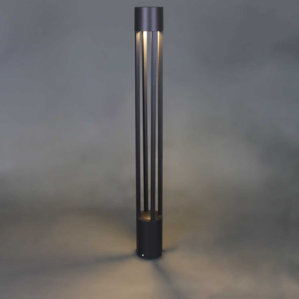 фото уличный светильник reluce 09958-0.7-001kt 1,0m gu10 bk | 220svet.ru