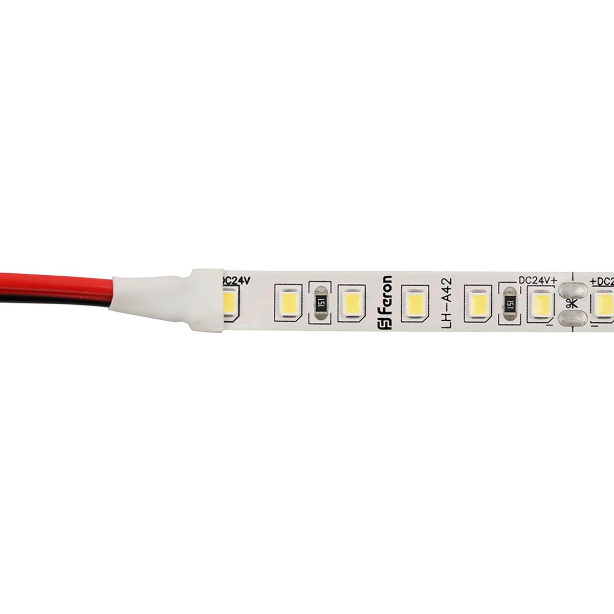 фото светодиодная лента feron 11w/m 120led/m 2835smd 3000к 30m ls501 53086 | 220svet.ru