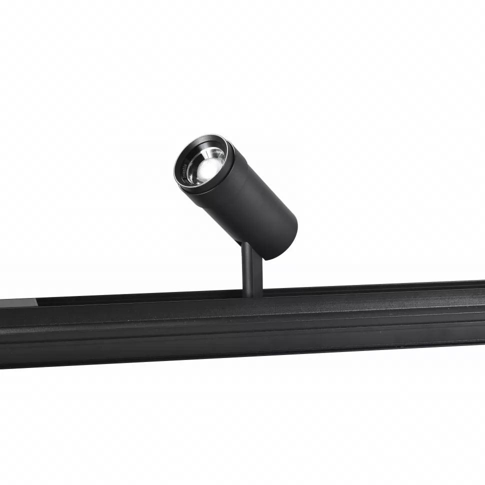 фото трековый магнитный светодиодный светильник iledex technical vision zoom 4822-020-d47-10w-10/60dg-4000k-bk | 220svet.ru