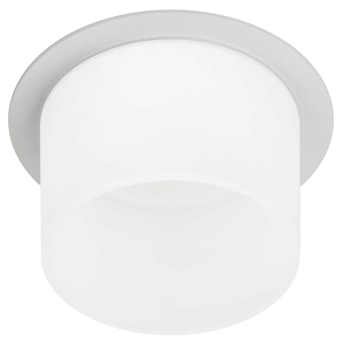 фото светильник встраиваемый декоративный эра dk106 wh под лампу mr16 gu5.3 белый б0058426 | 220svet.ru