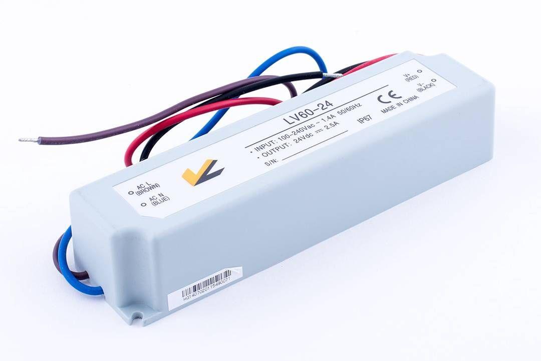 фото блок питания swg 24v 60w ip67 2,5a lv-60-24 000357 | 220svet.ru