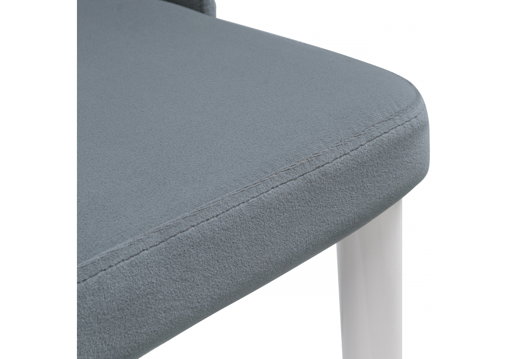 фото стул на металлокаркасе woodville kora white / gray 15221 | 220svet.ru