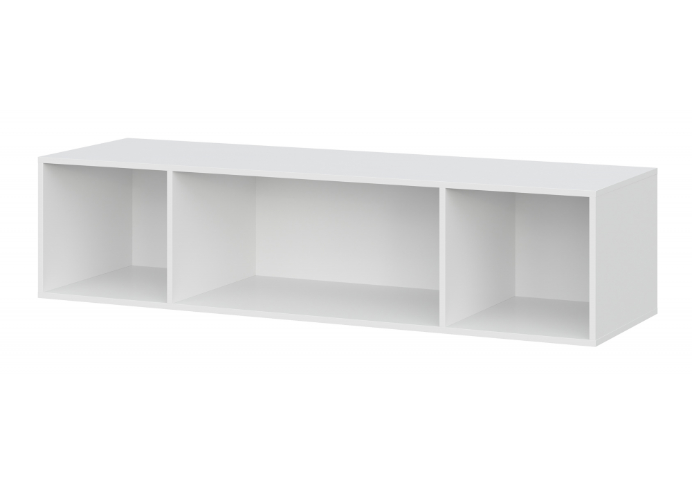 фото шкаф комплектация 3 woodville даиго с антресолью белый текстурный 676151 | 220svet.ru