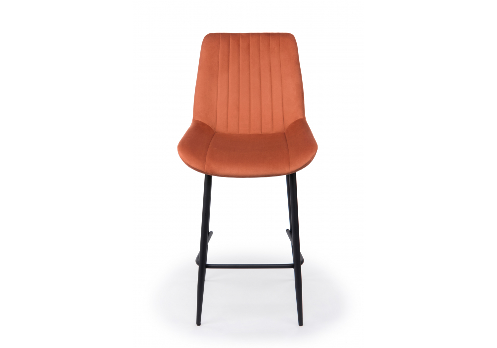 фото барный стул woodville седа терракотовый (zd 432) / черный 632617 | 220svet.ru