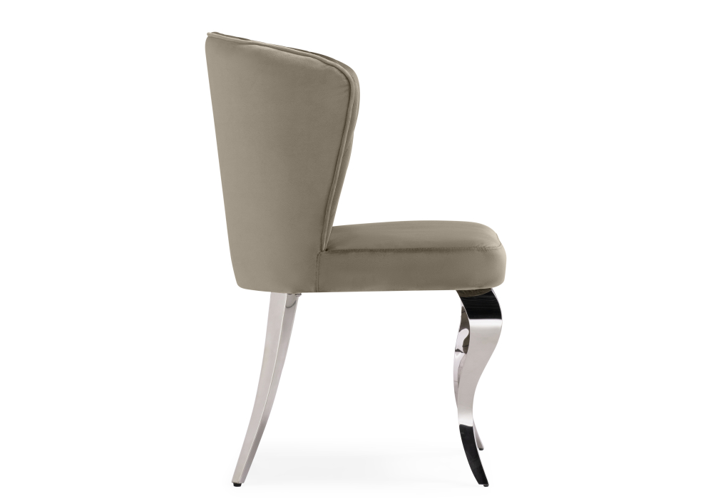 фото стул woodville edwin light beige / steel 15389 | 220svet.ru