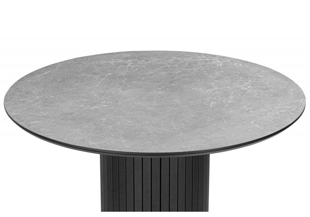 фото керамический стол woodville гравент 110 dolmen cris sahara / черный 625614 | 220svet.ru