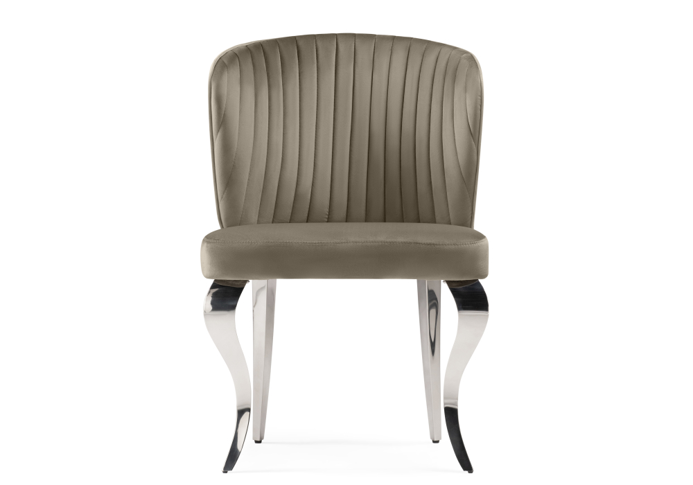 фото стул woodville edwin light beige / steel 15389 | 220svet.ru