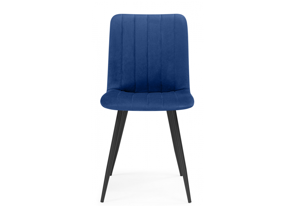 фото стул на металлокаркасе woodville дани синий (zd 798) / черный np 632304 | 220svet.ru