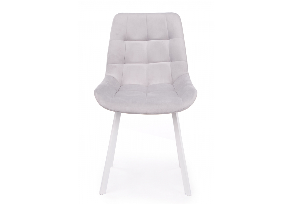 фото стул вращающийся на металлокаркасе woodville челси 360 п светло-серый (zd 960) / белый 632452 | 220svet.ru