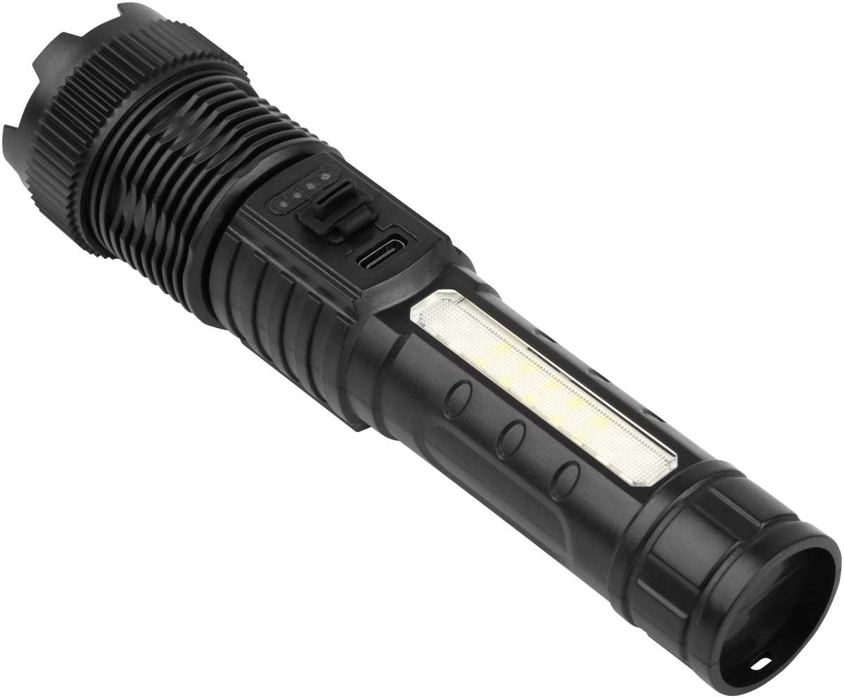 фото светодиодный фонарь эра ua-402 универсальный аккумуляторный 5 вт led + 5 вт cob zoom 6 режимов маячок клипса usb type c б0069804 | 220svet.ru