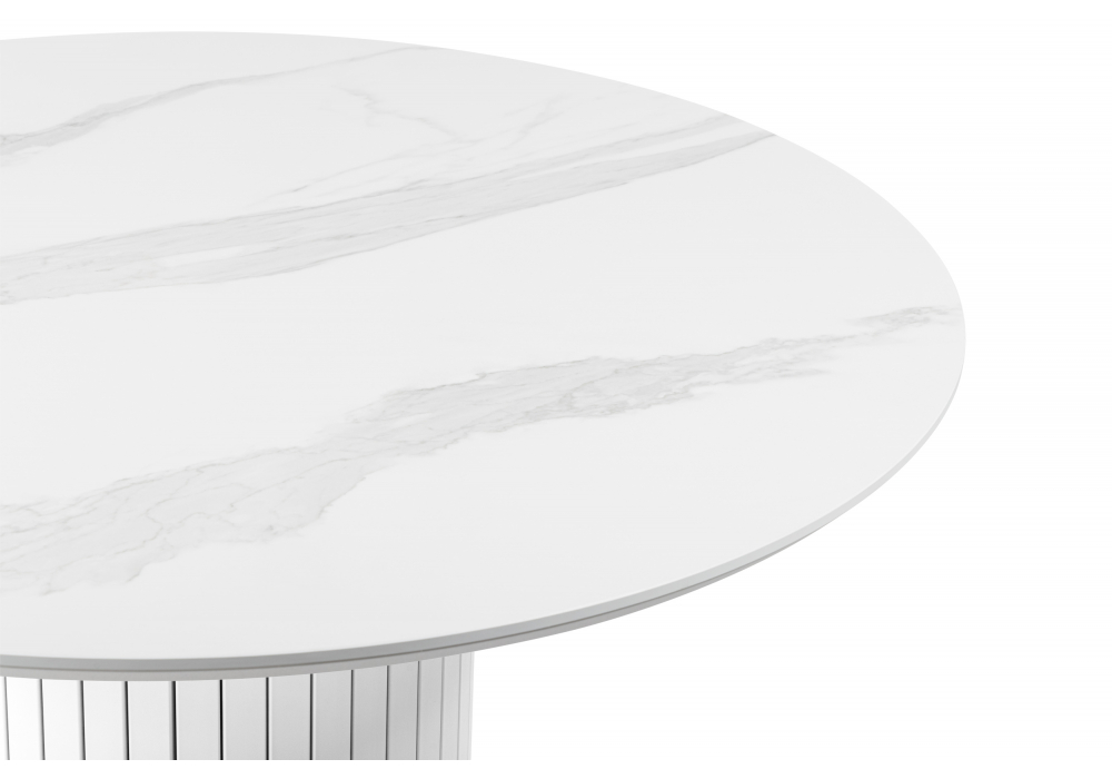 фото керамический стол woodville гравент 110 patagonoa bianco repose / белый 625602 | 220svet.ru