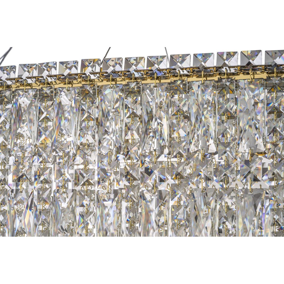 фото подвесная светодиодная люстра arti lampadari ovindoli l 1.5.100x35.100 g | 220svet.ru