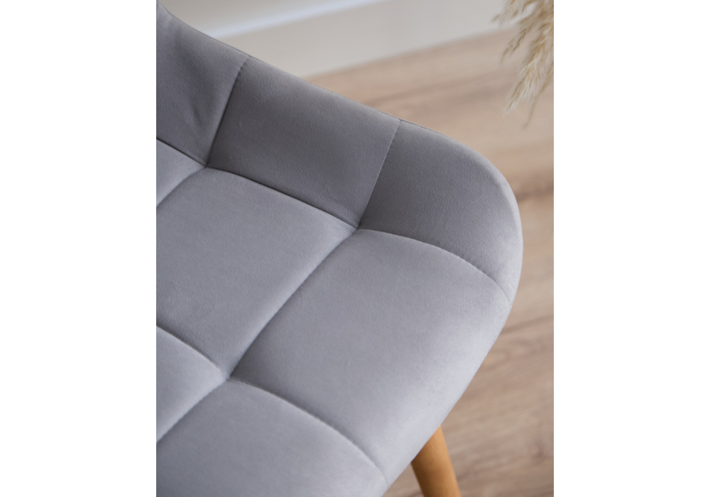 фото стул деревянный вращающийся woodville челси 360 светло-серый (zd 960) / светлое дерево np 632449 | 220svet.ru