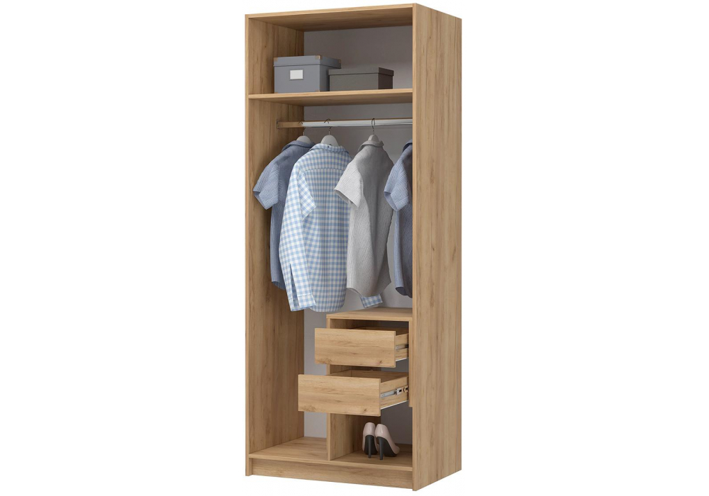 фото шкаф woodville графит серый / дуб крафт золото 586592 | 220svet.ru