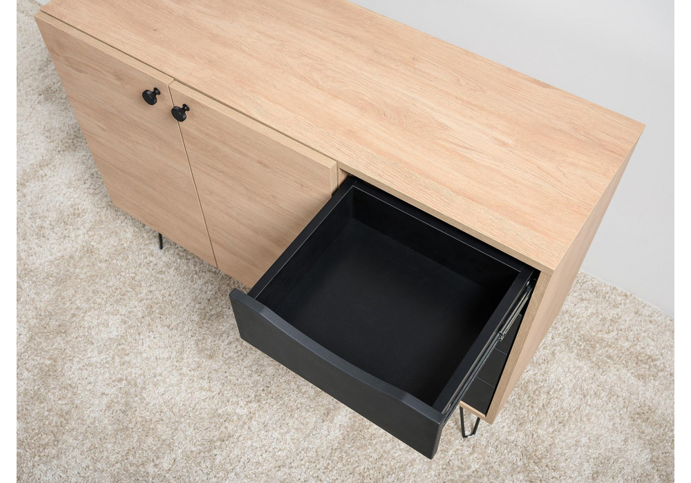 фото тумба woodville брюс 16.233 сантьяго / черный 601759 | 220svet.ru