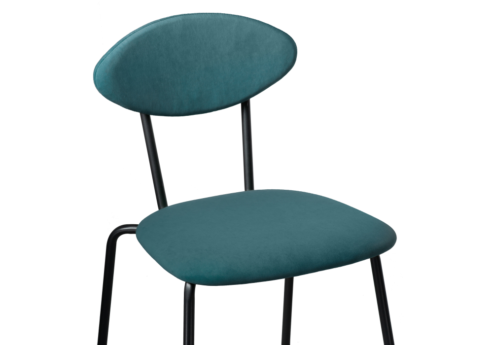 фото стул woodville мареон катания ментол / черный матовый 510614 | 220svet.ru