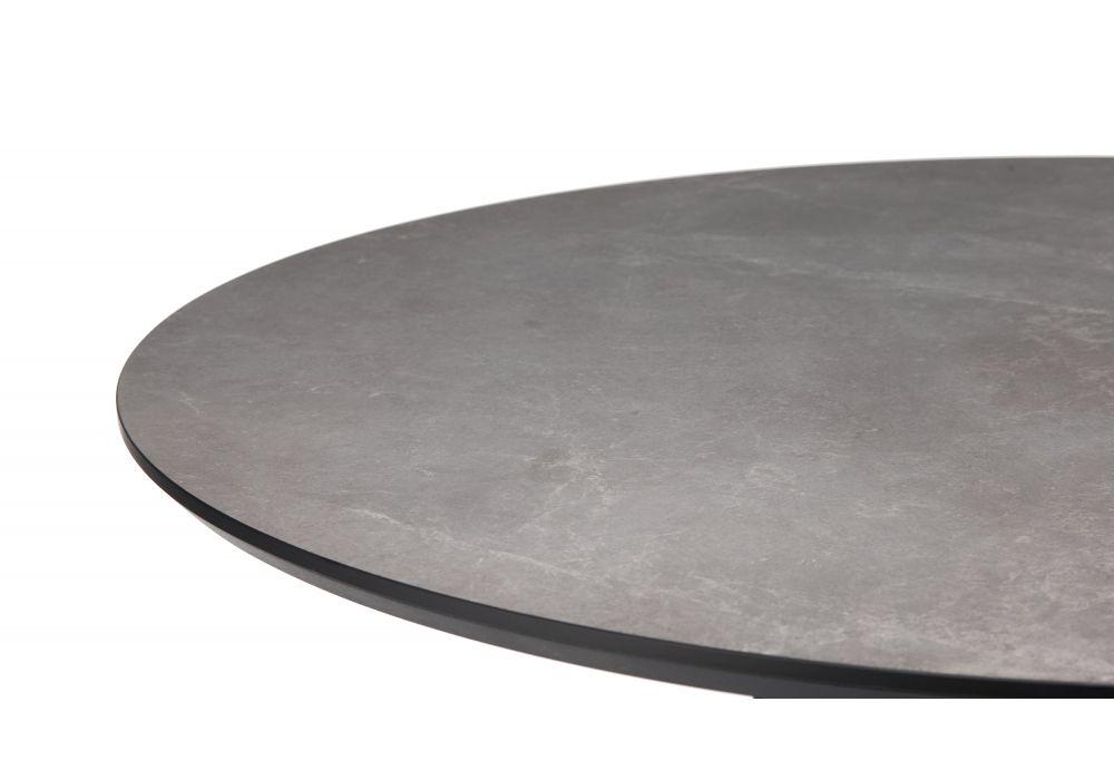 фото керамический стол 110 woodville барел dolmen cris sahara / черный 625654 | 220svet.ru