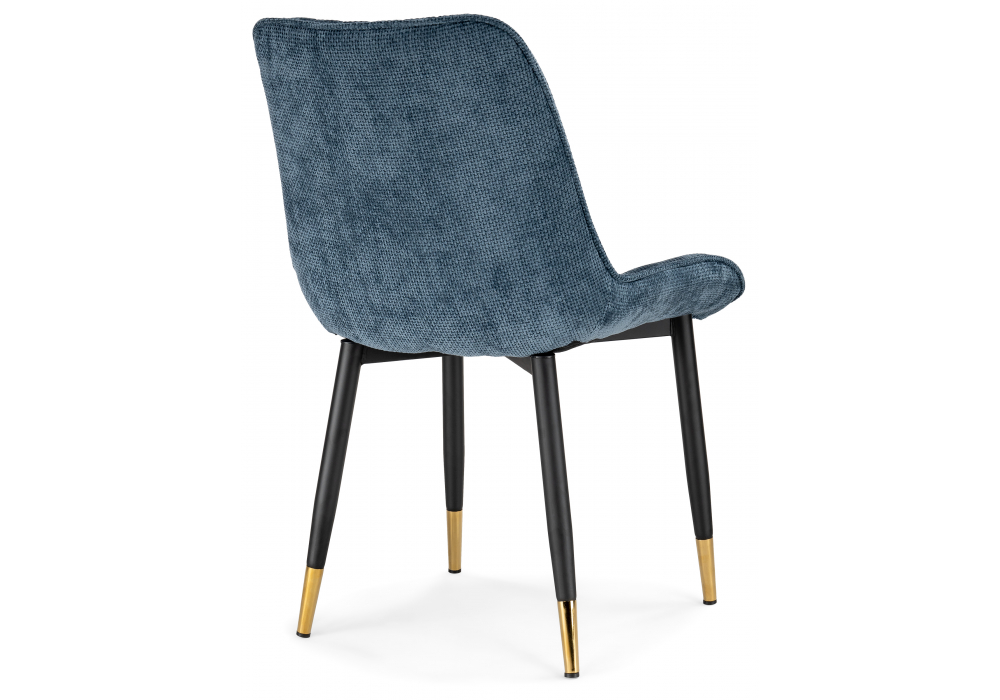 фото стул на металлокаркасе woodville seda 1 blue / black / gold 15774 | 220svet.ru