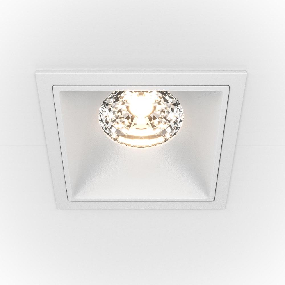 фото встраиваемый светильник maytoni alfa led dl043-01-15w4k-d-sq-w | 220svet.ru