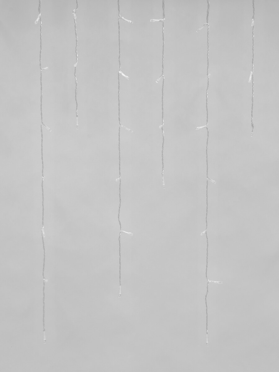 фото уличная светодиодная гирлянда uniel бахрома 220v теплый белый-белый uld-b3010-200/ttk warmwhite-white ip44 ul-00003949 | 220svet.ru