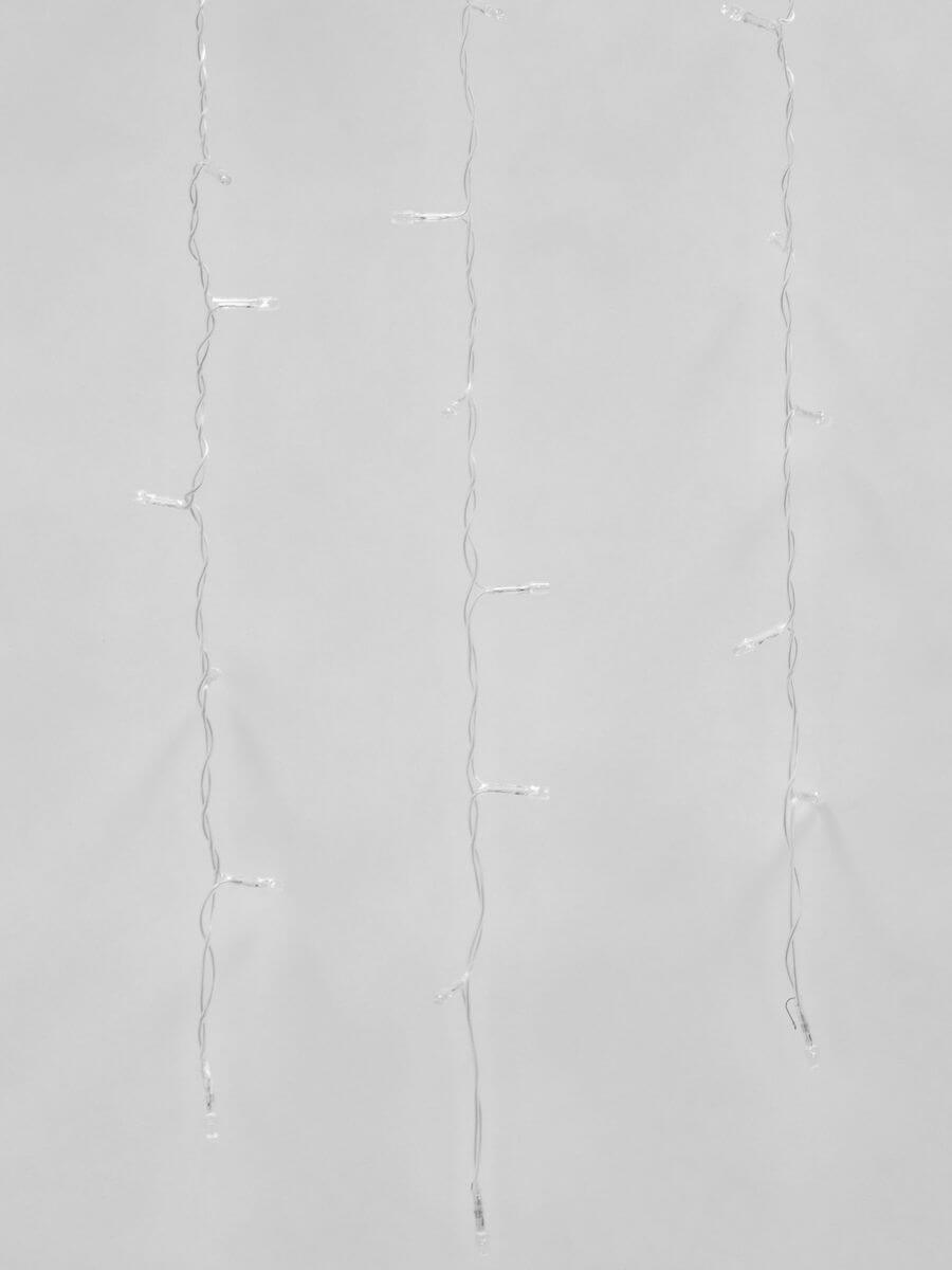 фото светодиодная гирлянда uniel бахрома 220v теплый белый uld-b1805-048/dta warm white ip20 ul-00005274 | 220svet.ru