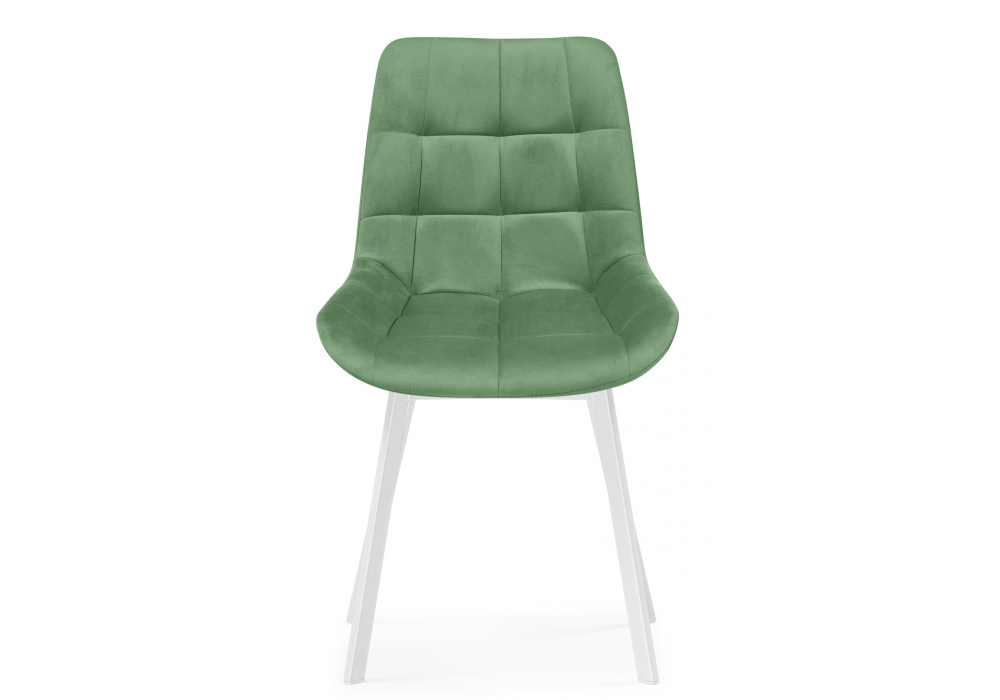 фото стул на металлокаркасе woodville челси п фисташковый (zd 651) / белый 632502 | 220svet.ru