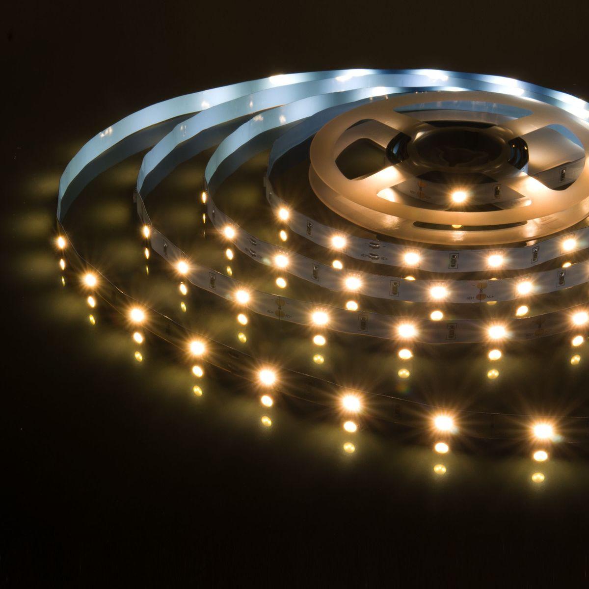 фото светодиодная лента elektrostandard 7,2w/m 30led/m 5050smd теплый белый 5m a050581 | 220svet.ru