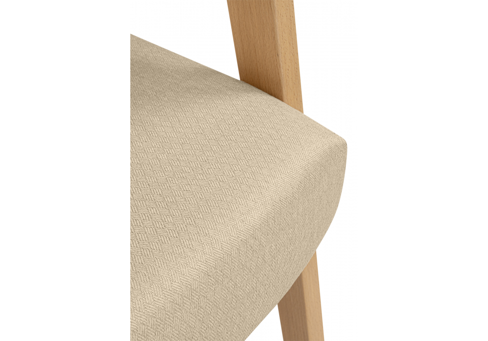 фото стул деревянный woodville невада 1 натуральное дерево / ткань 135 664665 | 220svet.ru