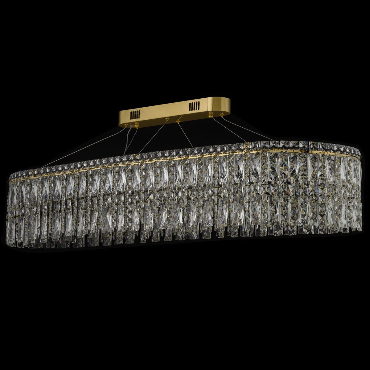 фото подвесная светодиодная люстра arti lampadari ovindoli l 1.5.100x35.100 g | 220svet.ru