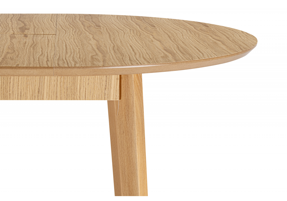 фото стол деревянный раскладной 100(130)x100 woodville форли светлое дерево 620600 | 220svet.ru