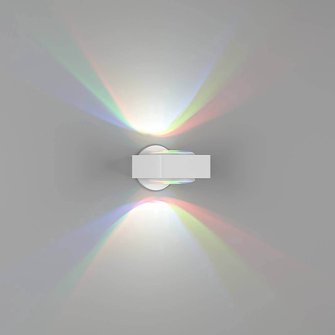 фото настенный светодиодный светильник designled gw linse gw-1025-6-wh-rgb 003213 | 220svet.ru