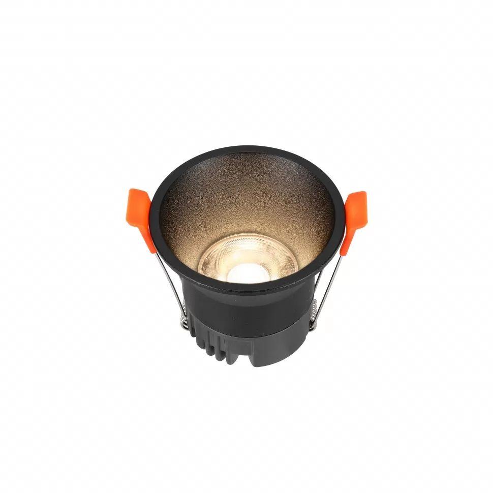 фото встраиваемый светодиодный светильник iledex 207-7w-d75-3000k-24dg-bk | 220svet.ru