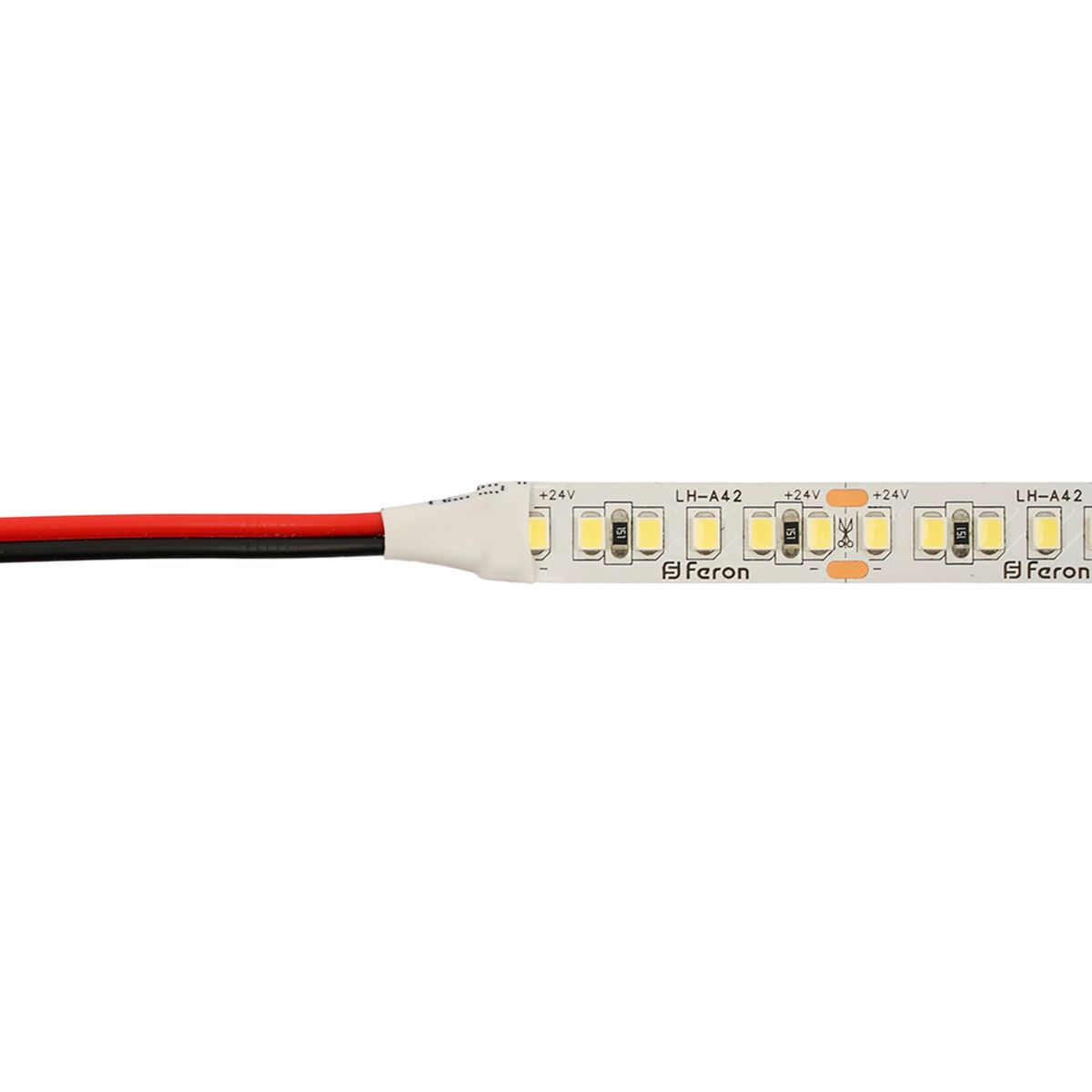 фото светодиодная лента feron 16w/m 180led/m 2835smd 6000к 30m ls502 53091 | 220svet.ru