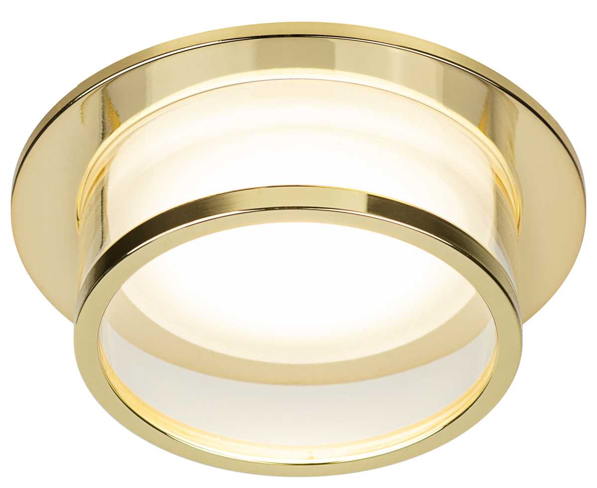 фото светильник встраиваемый декоративный эра dk99 gd под лампу mr16 gu5.3 золото б0058395 | 220svet.ru