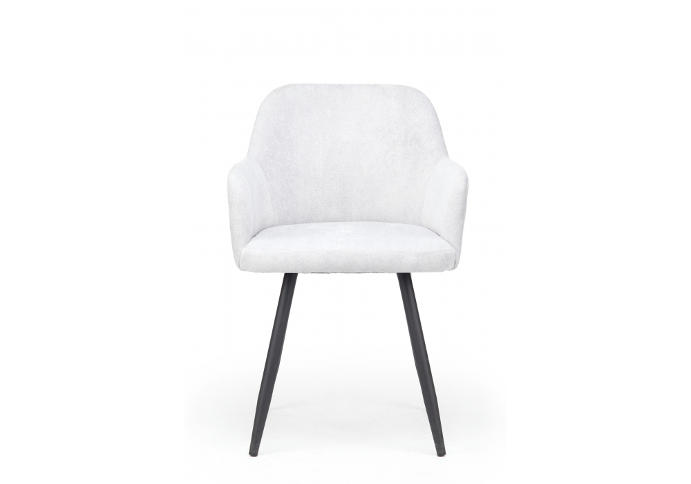 фото стул на металлокаркасе woodville инфини светло-серый (ocean 021) / черный 631775 | 220svet.ru