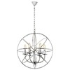 Миниатюра фото подвесная люстра loft it castle chrome loft1193-6 | 220svet.ru