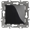 Миниатюра фото кнопка эра 12 10ax 250v чёрный 12-1111-06 б0047835 | 220svet.ru