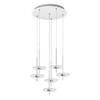 Миниатюра фото подвесная светодиодная люстра de markt ауксис 722013006 | 220svet.ru