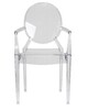 Миниатюра фото набор 2 шт стул обеденный dobrin louis ghost lmzl-рс801-n2-13422 | 220svet.ru